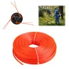 Grass Trimmer Line Strimmer Brushcutter Trimmer Nylon Rope Cord Line Long Round Square Roll Grass Rope DIY 4249p
