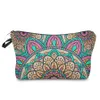 Bohemia Style Floral 3D Print Cosmetic Bags Women Travel Makeup Case Handbag Zipper Cosmetic Case Flower Printed Bag Tools 16styles RRA1571