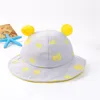 Ny baby tecknad film hattar barn copter bucket hatt pojkar tjejer solhat barn sol hatt kepsar 15230