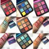 9 Color Yellow Beauty Glazed Makeup Eyeshadow Pallete Makeup Brushes Shimmer Pigmented Eye Shadow Palette Make Up Palette