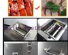 Automatische Schneiden Hähnchen Stücke Geflügel gewürfelt Hähnchenschneider Maschine elektrische Fleischschneidemaschine Schneiden Roast Duck Maschine