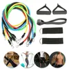 11pcs/set Pull Rope Fitness Exercises Resistance Bands Latex Tubes Yoga Body Training Workout Elastic Resistance Bands CCA12074 30sets