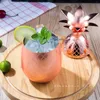 Vaso de piña de 550ml, vaso de cóctel artesanal con acabado de cristal, taza de cóctel, vasos de chupito de piña, accesorios creativos de Bar de diseñador moderno de mediados de siglo