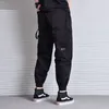 Męskie dżinsy męskie mody streetwearu luźne fit duże kieszenie swobodne spodni ładunkowy hombre japoński designerski projektant Hip Hop Joggers