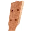 NAOMI 2 Pcs Mahogany Ukulele Neck 26 Inch Neck Sapele Wood Veener Head For Tenor Ukulele DIY Ukulele Parts8198998