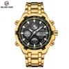 Reloj Hombre GOLDENHOUR Роскошные золотые мужские часы montre homme Автоматические часы Спортивные мужские наручные часы Relogio Masculino2272