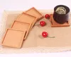 Thee Koffie Cup Pad Vierkante Ronde Duurzame Drinkbeker Mat Placemats Decor Thuis Tafel Hittebestendige Houten Onderzetters