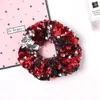 Sequin Scrunchie Glitter Hair Ties Girls Ponytail Abjects Rope Flastic Hair Bands for Women Hair Assories 50pcs5391982