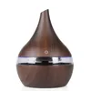 Ny USB Electric Arom Diffuser LED Wood Air Air Humidifier Essential Oil Aromatherapy Machine Cool Purifier Maker för Home Fragrance 2048760