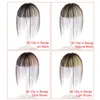 Moda One Piece grampo de cabelo em Bangs Cabelo / Full Fringe / Hair Extensions para mulheres 5 cores