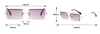 도매 디자이너 선글라스 새로운 프레임리스 트리밍 스퀘어 선글라스 패션 작은 안경 선글라스 무료 배송 패션 액세서리