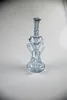 Purple Hookah, Carta Glas Cycle Oil Rig Pipe, 14mm Joint, Welcome to Order