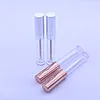 6ML lege rose gouden lip glanst buis lipgloss buis container met dikke muur make-up container verpakking 30pcs