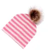 Cappello da ragazzo in cotone per bambini Cappelli per neonati con pompon Primavera Autunno Inverno Scaldino Baby Girl Berretto in pelliccia Multicolor Elastico Berretti per bambini6747661