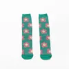 2020 NUOVI FASHI Flower Girls Socks Sweet Princess Kids Socks Student Knit Knee High Socks Girls Designer Stockings Baby Sock4477462