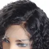 Peruwiański Krótki Bob Deep Wave Curly Peruka Głębokie Kręcone Bob Peruka Krótkie Peruki Indian Kinky Kręglo Ludzkie Koronki Włosy Przodu Peruki Brazylijskie Włosy Ludzkie Wigs