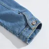 Män denimjacka med päls kvinnor höst vinter varm upprörd vintage långärmad loose jeans coat outwear 9 #