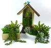 인공 즙이 많은 식물 장식 랜드 로터스 식물 잔디 사막 인공 식물 풍경 가짜 꽃꽂이 정원 집
