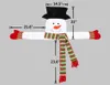 Hot Lovely Cute Big Size Snowman Choinki Toppers Modne Home Shopping Mall Xmas Eve Tree Topper Ornament Nowy