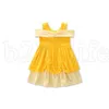 Heiße Sommer Mädchen Ärmelloses Kleid Meerjungfrau Kinder Prinzessin Kleider Mit Schleife ins Mädchen Casual Cosplay Kostüm kleid