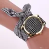 Bracelet Watch Women Famous Brand Fabric Quartz Beautifully Watch For Girls Gift Ladies Flower Cloth Wrist Watch