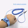 2017 180cm NEW Anti Static Antistatic ESD Adjustable Wrist Strap Band Grounding electrostatic belt Blue with retail package fast shipment