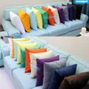 100pcs 17x17 inches 8oz Pure Cotton Dyed Canvas Cushion Cover Solid Colors 100% Cotton Canvas Pillow Cover 100 Colors Stock Available