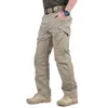 S ARCHON IX9 City Tactical Cargo Pants Men SWAT Combat Army Calças Masculinas Casuais Muitos Bolsos Stretch Cotton Pants306D