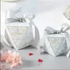 50pcs Diamond Shape Candy Box Wedding Favors and Gifts Boxes Birthday Party Decoration for Guests Baby Shower Gift Bags C1119