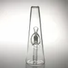 Новые 14 мм женские стеклянные кальяны бонги с 14 мм мужские стеклянные чаши Downstem Adpater Recycler пьянящий треугольник стеклянный Бонг для курения
