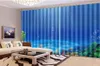 Wholesale 3d Blackout Curtain Starfish Coral Beautiful Underwater World HD Digital Print 3d Beautiful Blackout Curtains