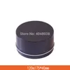 120ML Aluminum Cosmetic Jar Empty Round Black Cream Pot Candy Box Dia 75mm Little Aroma Candle Box Tin Cans Metal Container