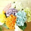 Hortensia artificielle gratuite Big Flower 7.5 Fake White Wedding Flower Bouquet pour table centres de table décorations Livraison gratuite