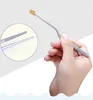 Tweezers Atraumatic Forceps Angled Clamp Stainless Steel Tool Curved Tweezer Ear Nose Clip Eyelash Remover Cleaner