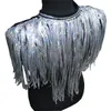Stage Wear Beyonce Bar Singer Costume da uomo Flash Drill Super Lungo Frangia Giacca nappa Giacca Giacca Uomini Rave Vestiti Jazz Sequin Top DNV10064