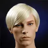 Blonde Men Wigs Heat Resistant Toupee Natural Short Straight Wig for Men Japanese KA Fiber Hair