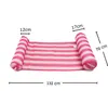 5 cores cama de água de água Piscina inflável flutuante água Hammock salão de Verão tubos mat Float Camas de flutuação