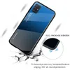 Tempered Glass Cases For Samsung Galaxy S8 S9 S10 S20 Plus S20 Ultra A51 Case A71 Back Gradient Color Bumper on For Samsung A10S Phone Case