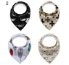 Kids Triangle Scarf Drool Bib INS Bandana Waterproof Pure Cotton Saliva Towels Baby Bibs Infant Cartoon Burp Cloths Pinafore Dribble PY6130