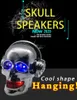 1Piece Motorcycle skull audio mp3 with Bluetooth car waterproof subwoofer modified tricycle electric car anti-theft speaker 12V