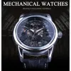 Forsining Official Exclusive Roman European Retro Wave Design Classic Transparent Mens Automatic Watches Top Brand Luxury273K