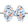 Nylon High Warhead Halloween Children's headband Pumpkin goast Double Layer Baby Bow Hair Ribbon sticks kids holidays accessories