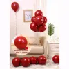 Kırmızı renk düğün balonlar çocuklar oyuncakları balonları Yeni Fotoğrafçılık Dekorasyon Yüksek Kaliteli Şişme Hava topları Yeni Geliş 50 adet
