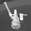 5,5 inch Mini Glas Bong Hookahs Bubbler Ash Catcher DAP Rig met 14mm Quartz Banger of Bowl voor roken