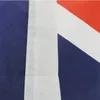 3x5 National Britse vlag, enkelzijdig afdrukken 90% bloeden polyester zeefdruk vlaggen, van professionele fabrikant, gratis verzending