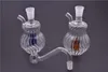 2st Glasbägare Bong Heady Bongs Mini Dab Rigg Vattenrör Tjockolja Rigg Vatten Rökning Hookah 10mm Bubbler Rör med 10mm glasoljebrännare