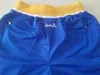 Nya shorts Team Shorts Vintage BaseKetball Shorts Zipper Pocket Running Clothing Blue Color Just Due Size SXXL Home7751523