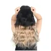 Brasiliansk människokroppsvåg 1b 27 ombre jungfruliga hårprodukter 3 stycken/parti 1b/27 hår wefts yirubeauty