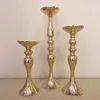 Candle Holders Flower Vase Rack Candlestick gold sliver Wedding decoration Table Centerpiece Event Road Lead Candle Stands