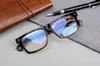 Design Retro-vintage Caixa Almoço-A Óculos Quadro Unisex Quadrado Big Sunglasses Rim Imported Plank + Metal 56-18-143 para prescrição Óculos GGogles Capas Full-set
